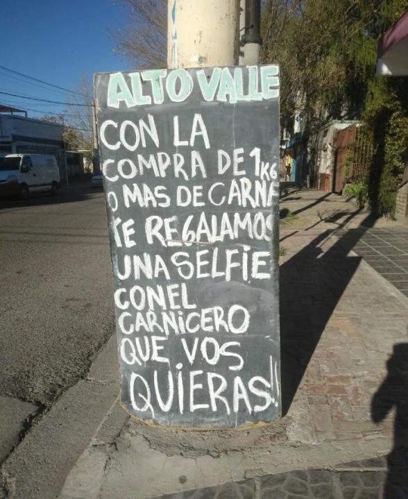 El cartel que más llamó la atención.
