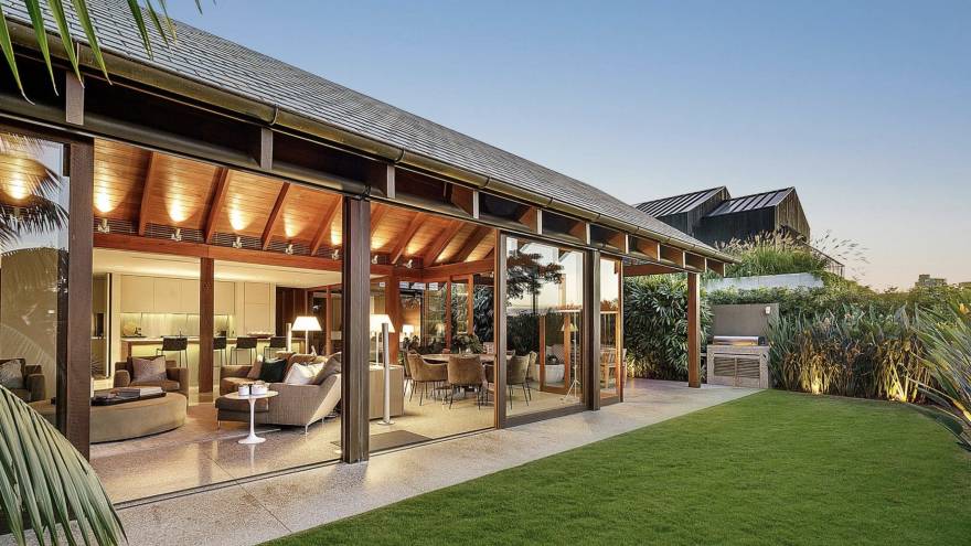 La casa se encuentra en los suburbios de la ciudad de Sidney, Australia