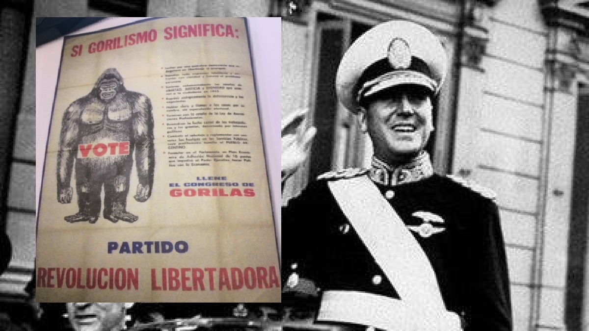 "Gorila": cuál es el origen de la palabra que se usa para definir al antiperonista