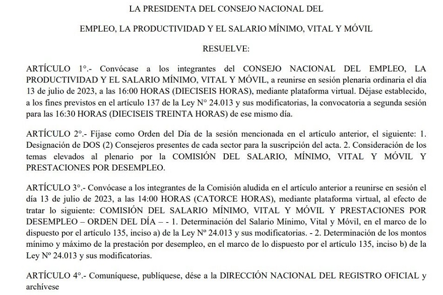 El Gobierno convocó a gremios y empresas
