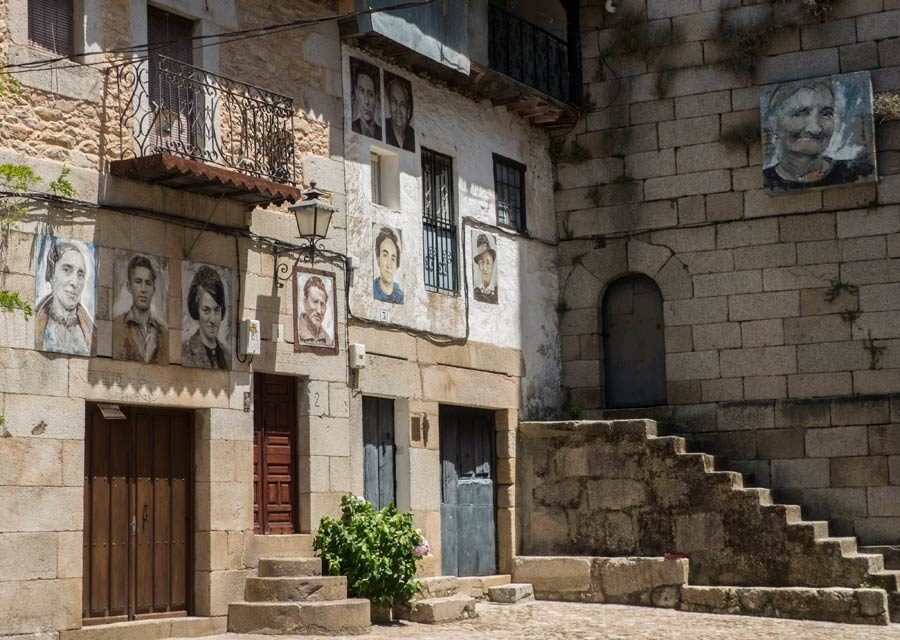 Mogarraz es considerado un museo al aire libre 