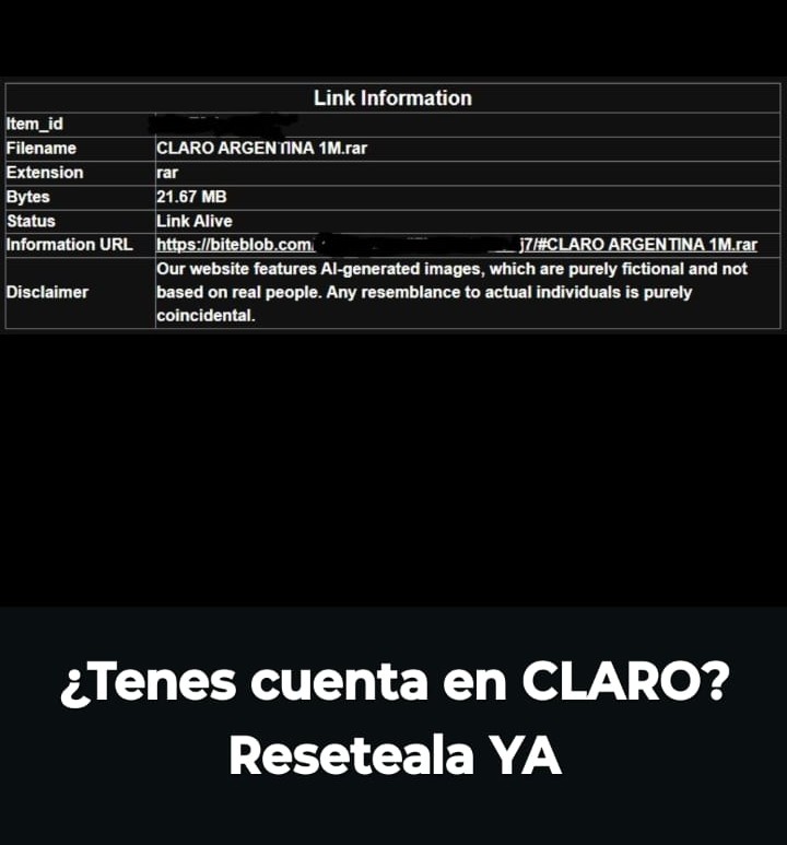 Roban base de datos de una de las tres telcos del país