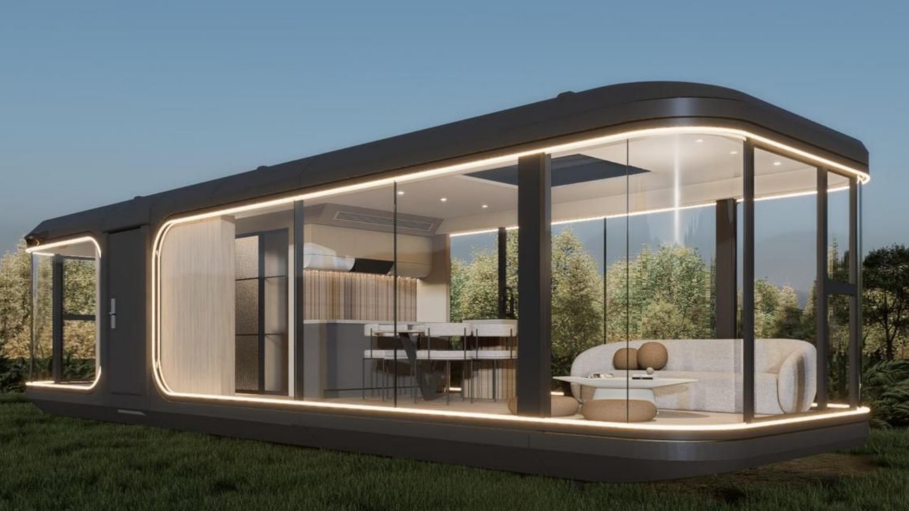 Las casas cápsula llegan listas para usar, con domótica y diseño inspirado en el gusto local