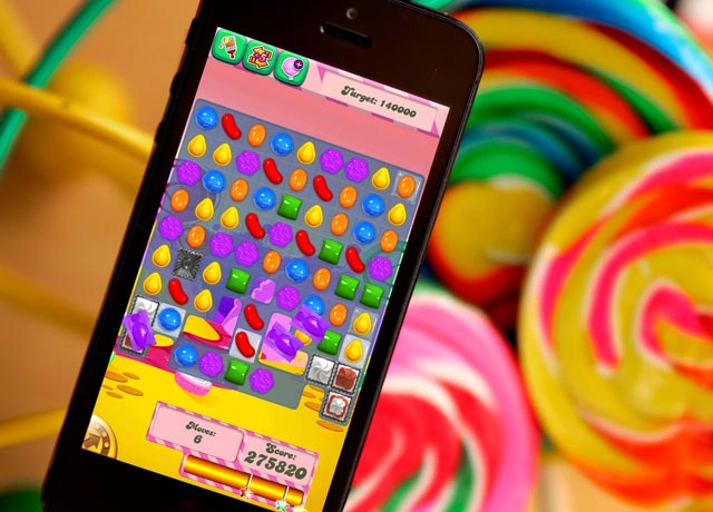 Candy Crush funciona bien en celulares con velocidades estándar.