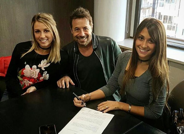 Roccuzzo en la época de su negocio con Sarkany.