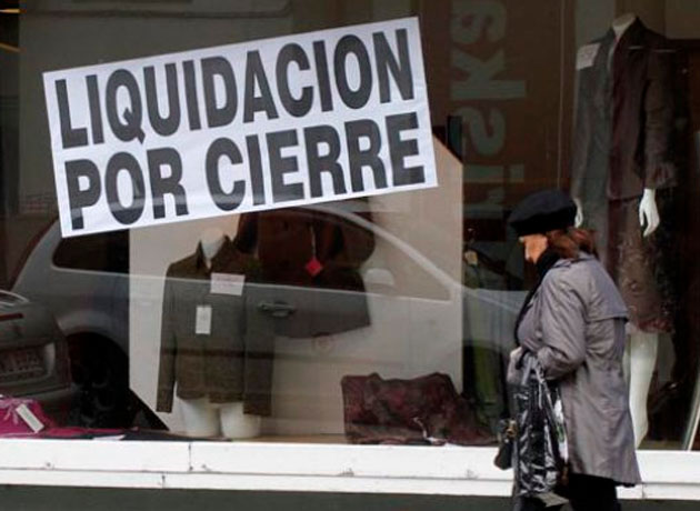 En un año se perdieron 28.000 empleos y cerraron 7.000 comercios