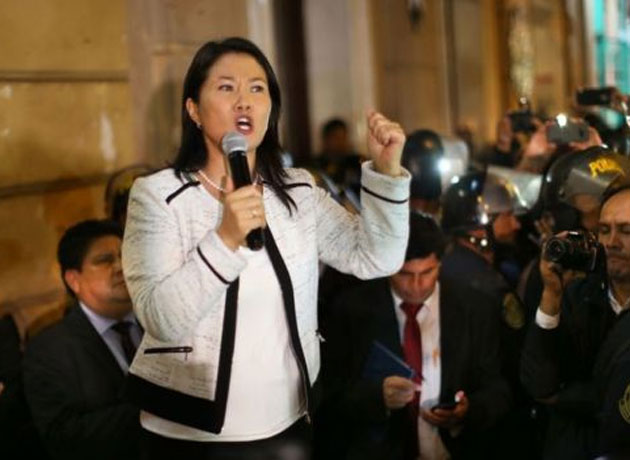 Elecciones en Perú: Keiko Fujimori llamó a