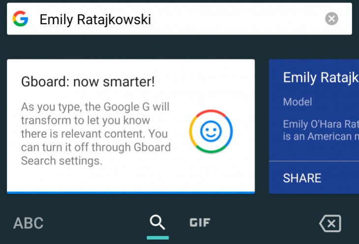 Nuevas funciones de Gboard