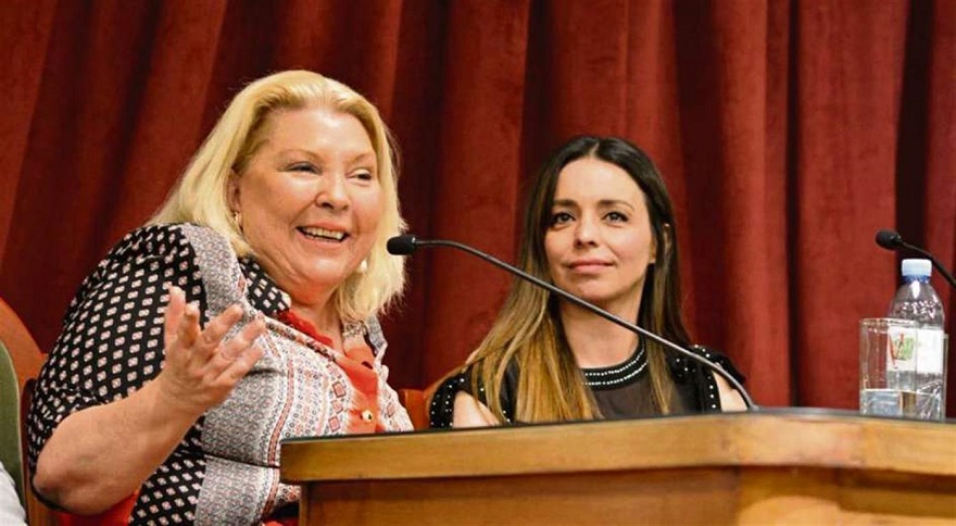 Zuvic y la retirada Carrió, figuras de la Coalición Cívica.