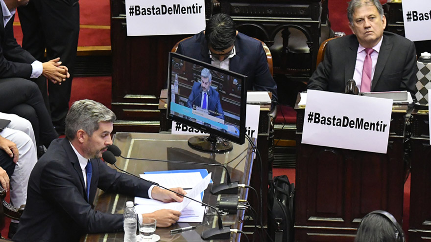 peña fue el que más veces concurrió a exponer ante el Congreso