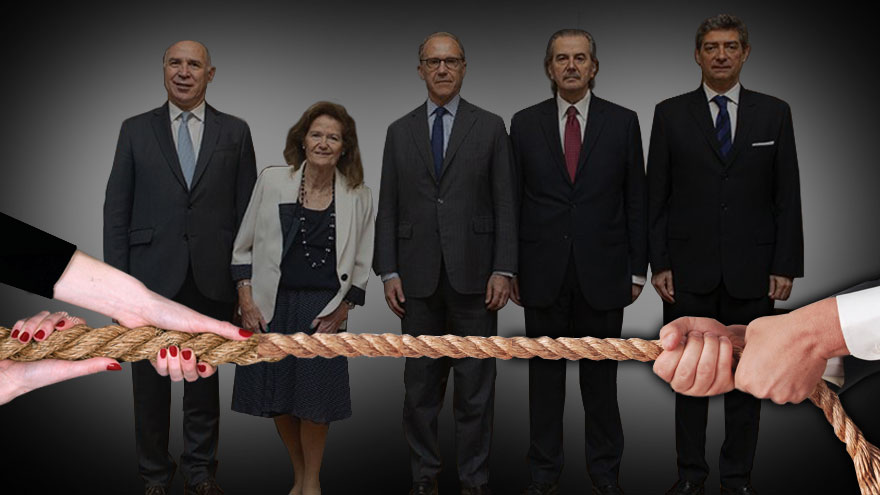 Las internas de la Corte, al descubierto por la polémica elección de Horacio Rosatti como presidente.