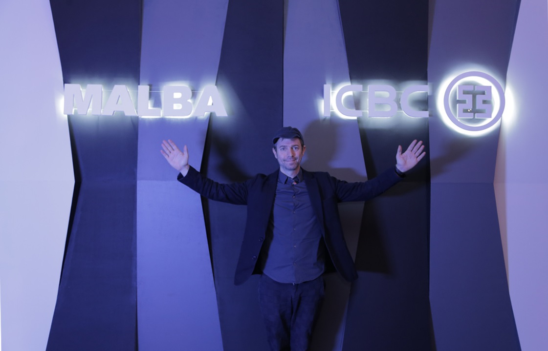 Leandro Erlich, en la inauguración de la muestra
