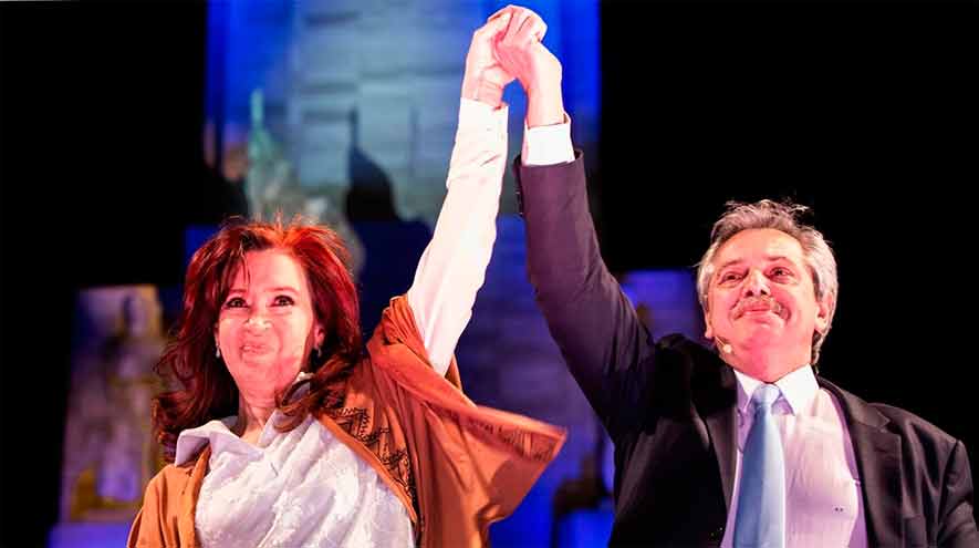 La fórmula del Frente de Todos arrasó en las elecciones presidenciales de 2019