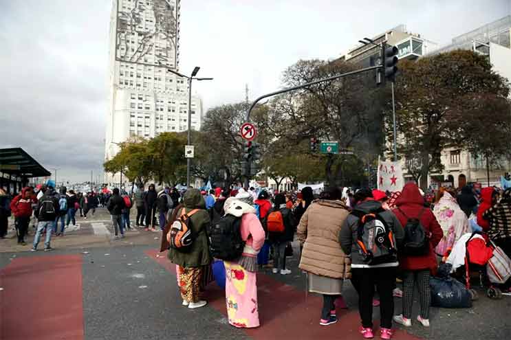 Las principales interrupciones al tránsito