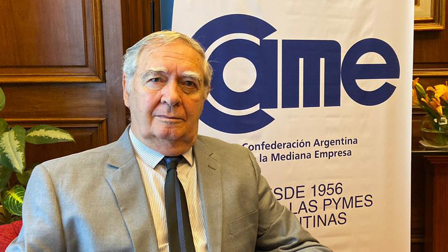 Rubén Martos, directivo de CAME y representante de las Pymes cordobesas.