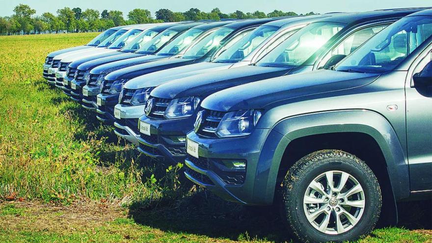 Volkswagen Amarok, una de las más vendidas del segmento.