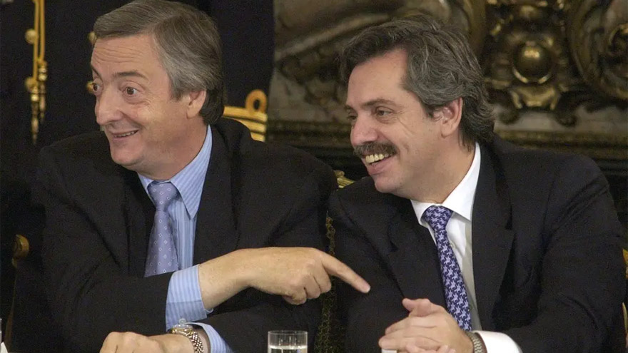 Néstor Kirchner y Alberto Fernández.
