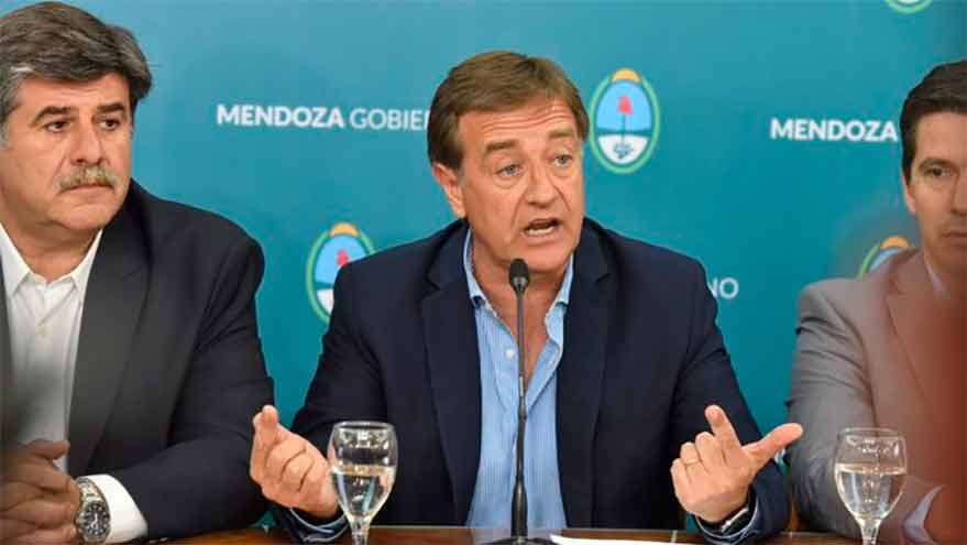 Rodolfo Suárez, gobernador de Mendoza.