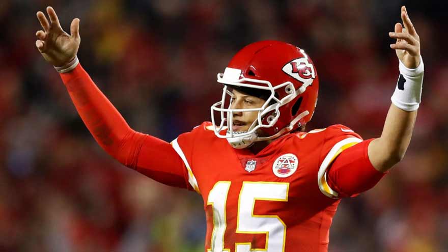 El jugador Patrick Mahomes de los Kansas City Chiefs.