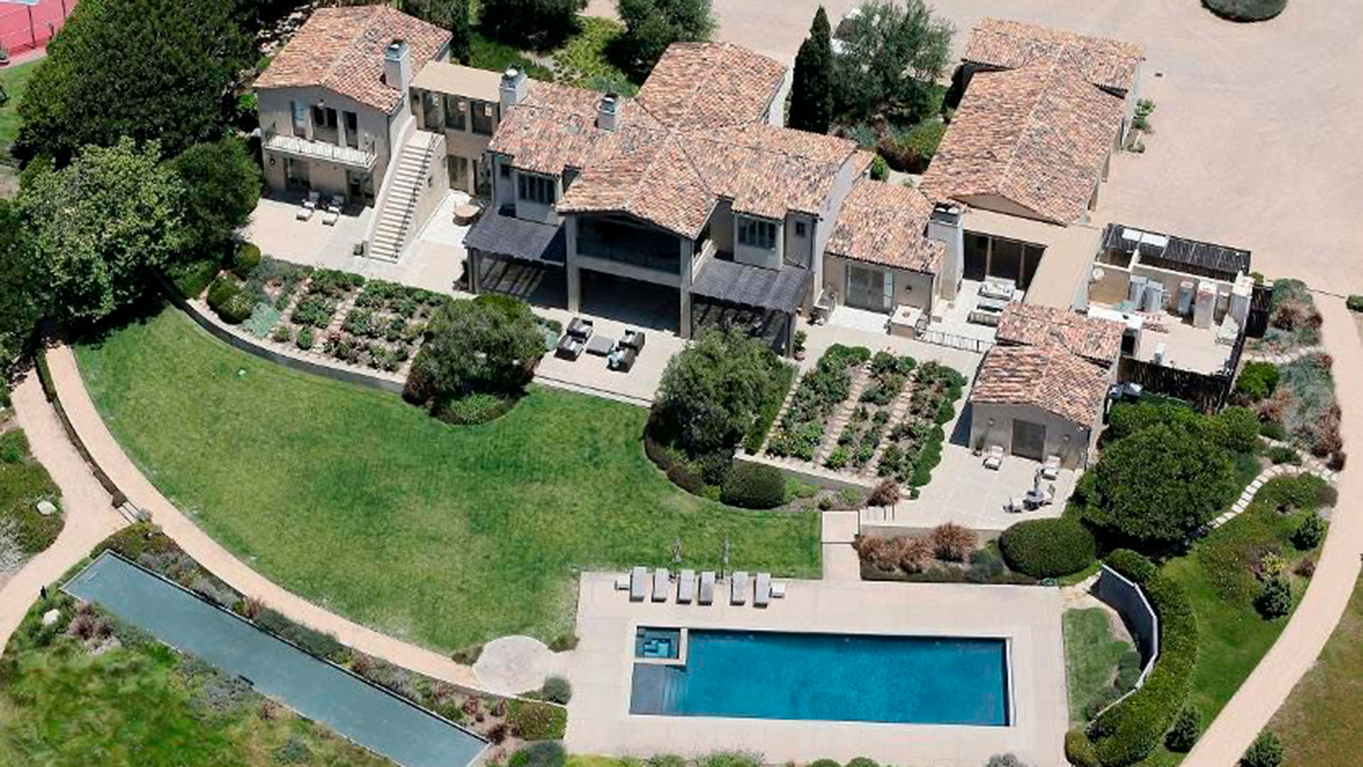 El palacio gitano de Lady Gaga en Malibú.