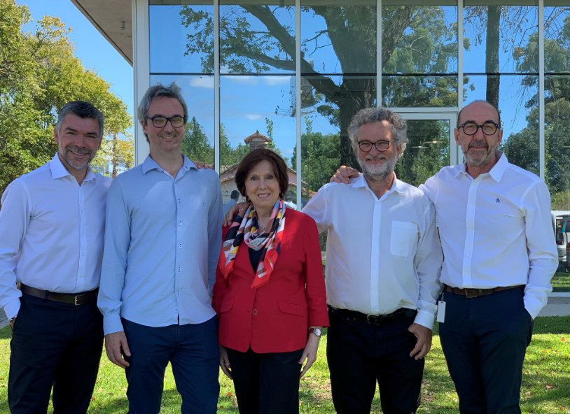 Eduardo Cioppi, Lucas , Analía Pesce, Mauricio Seigelchifer y Esteban Corley