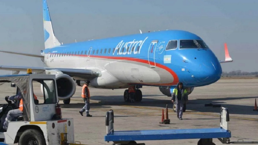 La operatoria en Córdoba se cubriría con 4 Embraer de la flota de Austral.