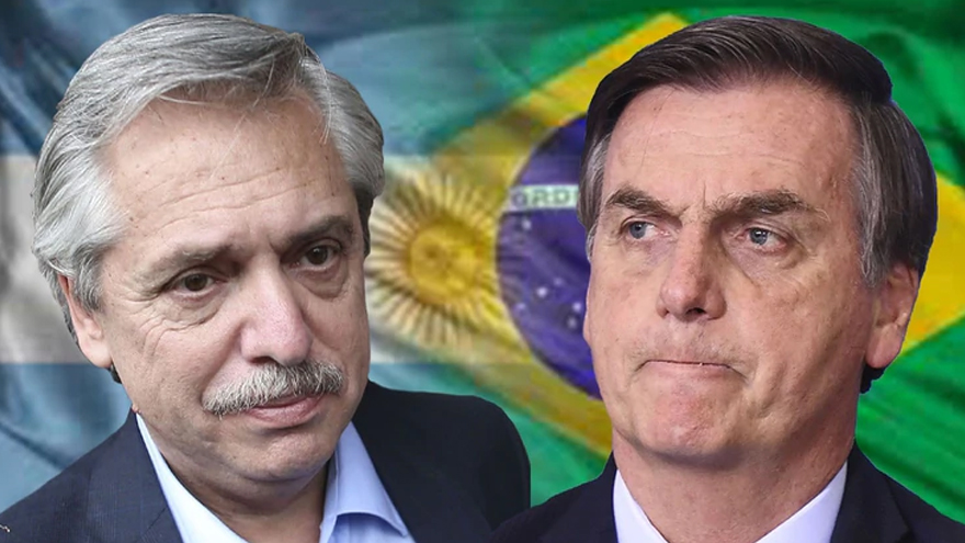 Bolsonaro fue crítico del gobierno de Fernández incluso desde antes de su asunción