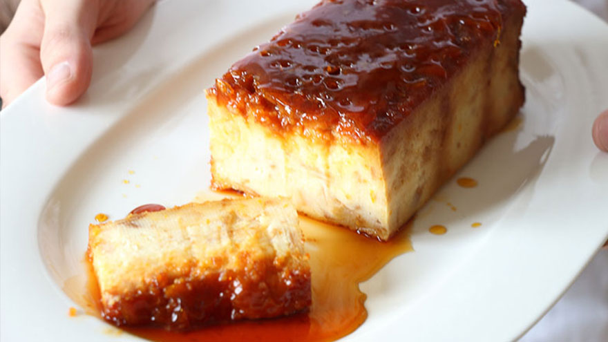 Un clásico argentino, el budín de pan