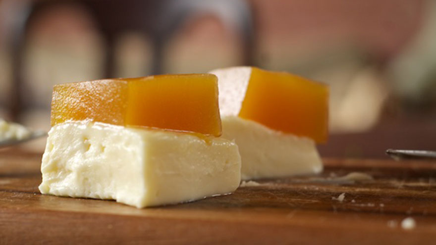 El dulce de batata acompañado con queso, un clásico postre argentino