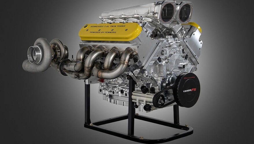 Una potencia de 1.600 cv impulsa al rápido Hennessey.