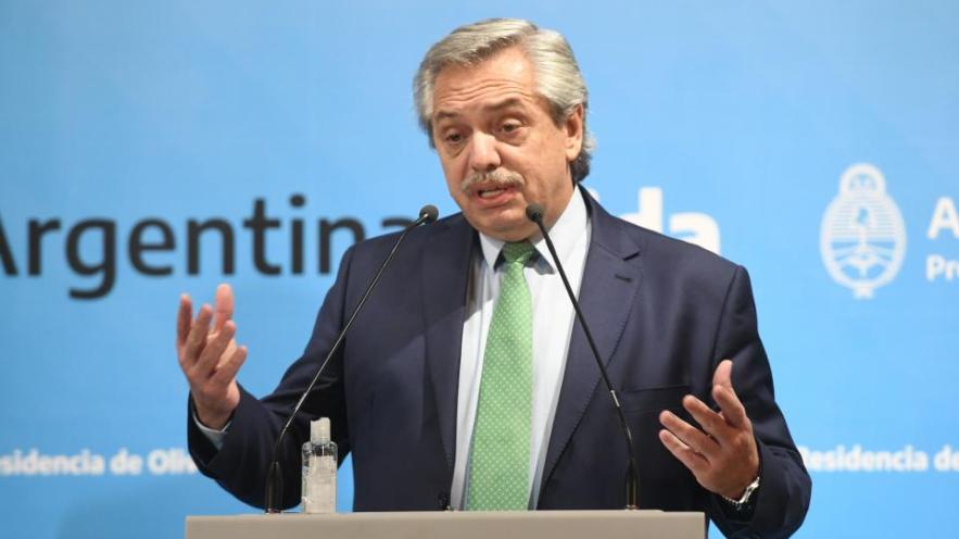 El presidente Alberto Fernández decretó la cuarentena obligatoria el viernes 20 de marzo de 2020