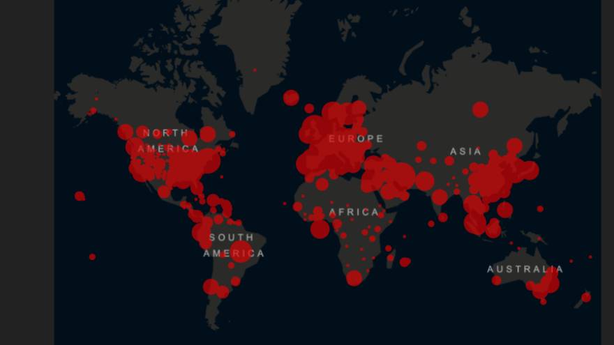 Así avanza el coronavirus en el mundo