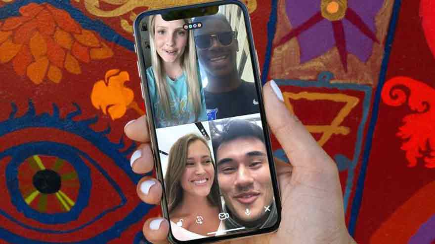 Houseparty te permite hacer videollamadas al mismo tiempo que te divertís.
