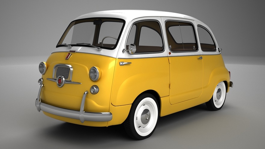 Multipla, una versión del Fiat 600 más familiar.