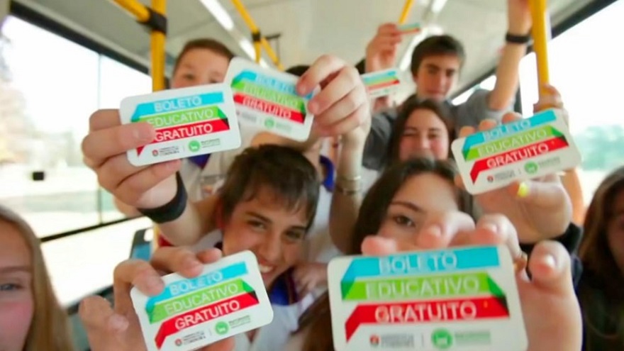 SUBE gratis para los estudiantes en CABA.