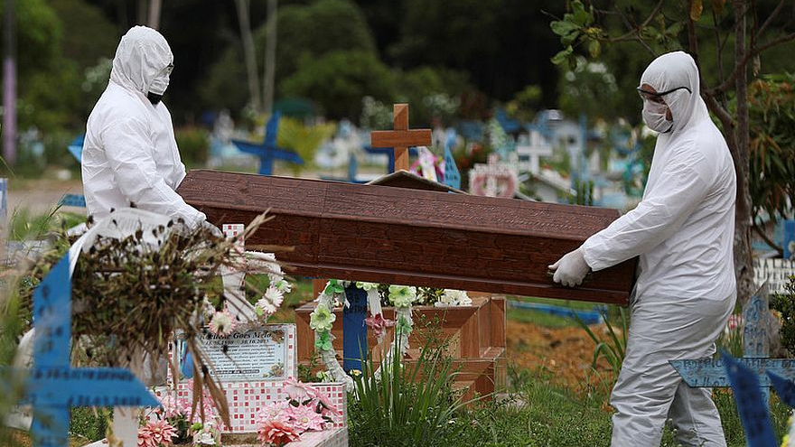 Tragedia del coronavirus: Brasil es el segundo país del mundo en cantidad de casos registrados.
