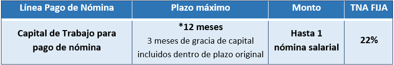 *Ej: 12 Cuotas de $95 mil cada $1 millón.