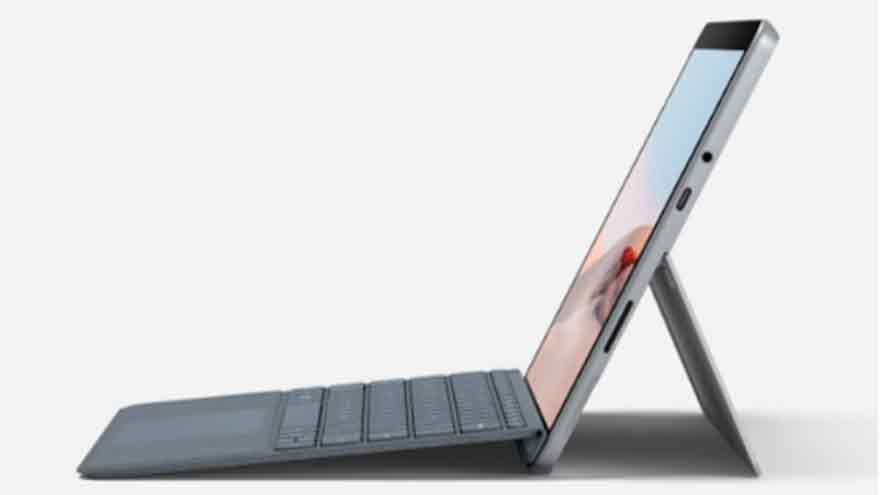 La nueva Surface Go tiene una pantalla más grande que los modelos anteriores.