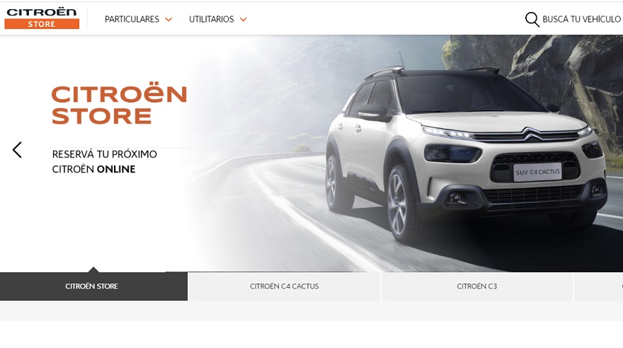 Citroën Store, canal de ventas de 0km de la marca.