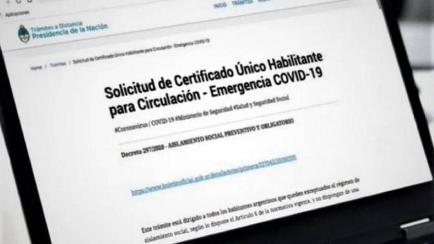 Las personas alcanzadas por esta medida tienen que tener el certificado de circulación