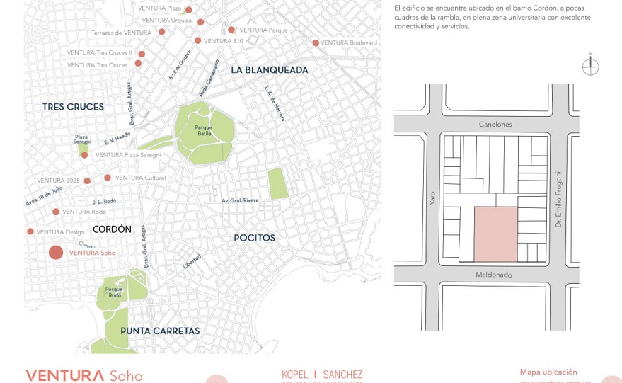 Nuevas zonas de desarrollo en Uruguay.