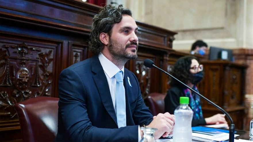 Cafiero justificó la intervención de Vicentin en el Senado.