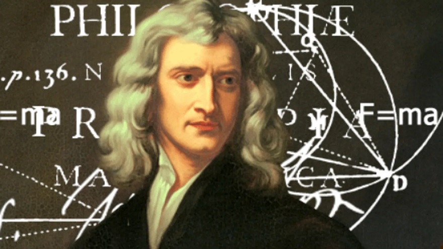 La teoría de la gravedad, uno de los inventos de Issac Newton.