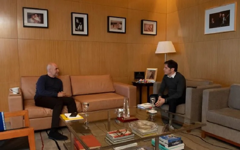 Horacio Rodríguez Larreta y Axel Kicillof se reunieron para buscar una alternativa para flexibilizar la cuarentena en el AMBA