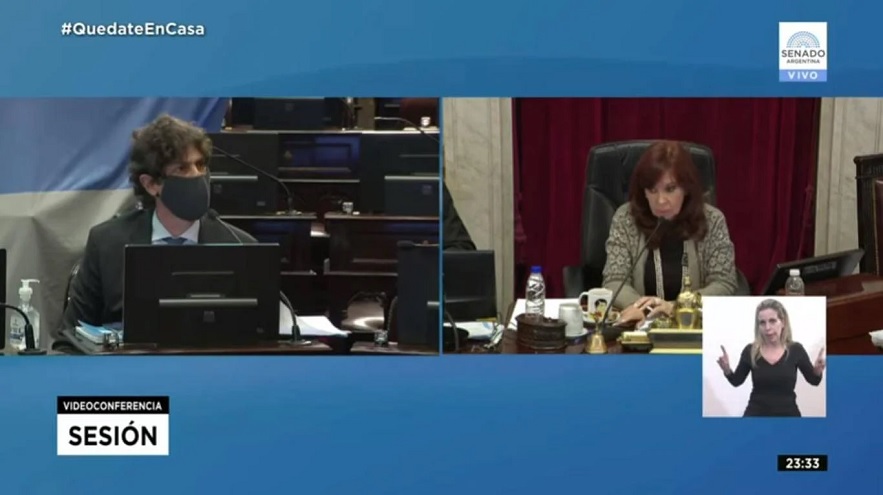 Tenso cruce entre Cristina Kirchner y Louteau