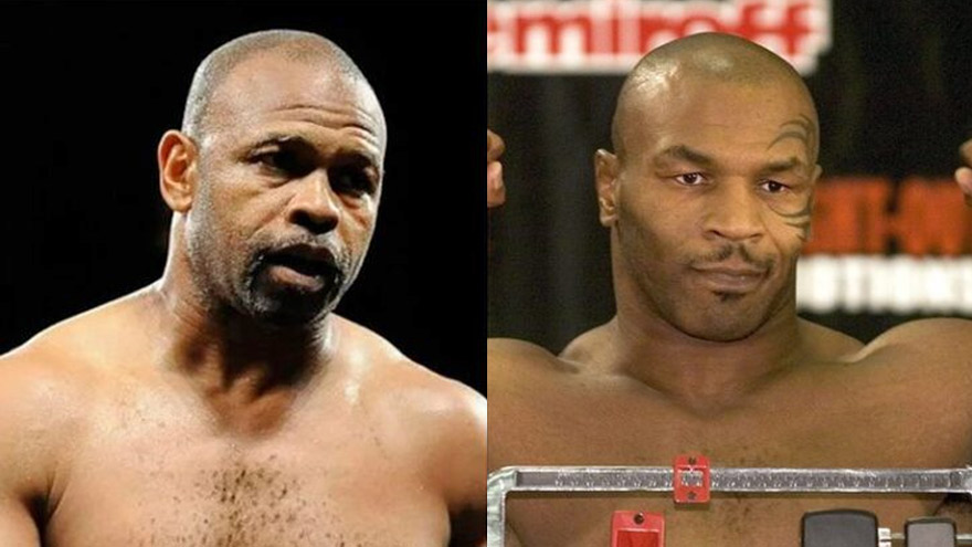Roy Jones Jr. y Mike Tyson.