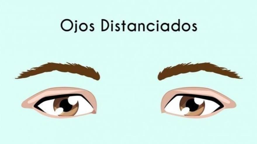 4. Ojos distanciados