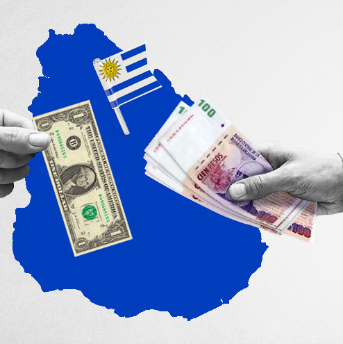 En Uruguay ya se necesitan hasta $650 para comprar 1 dólar: ¿qué pasa en Chile y en Brasil?
