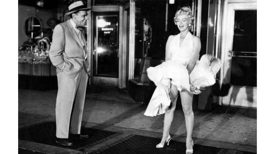 Películas en línea: Marilyn en el rodaje de Con faldas y a lo loco