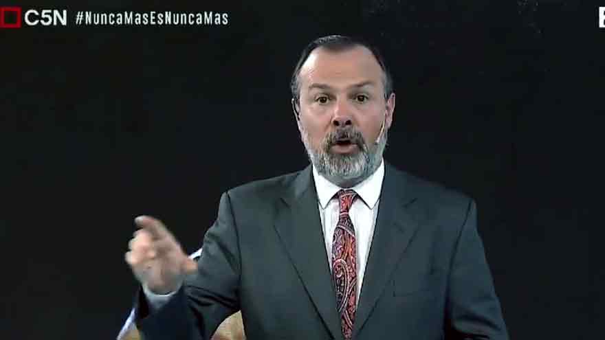 Gustavo Sylvestre, blanco de críticas por sus dichos sobre Malvinas.